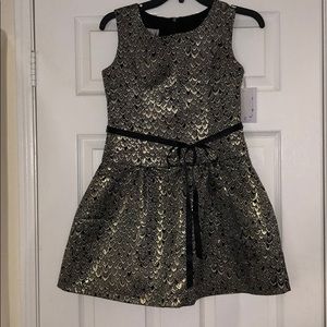 Pippa & Julie dress black & gold new with tags